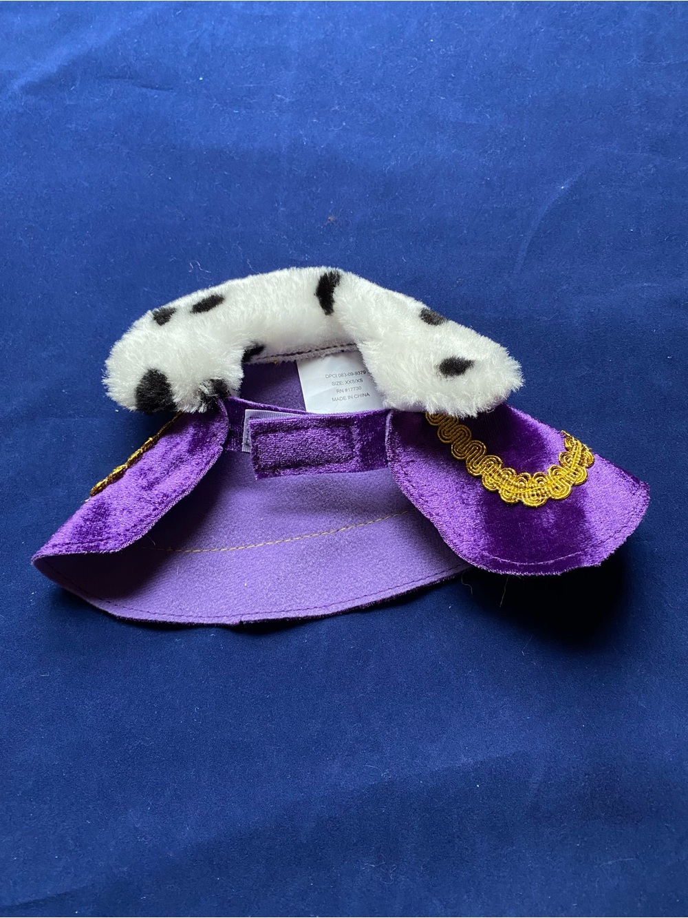 Cat Halloween Purple Cape Costume Size XXS